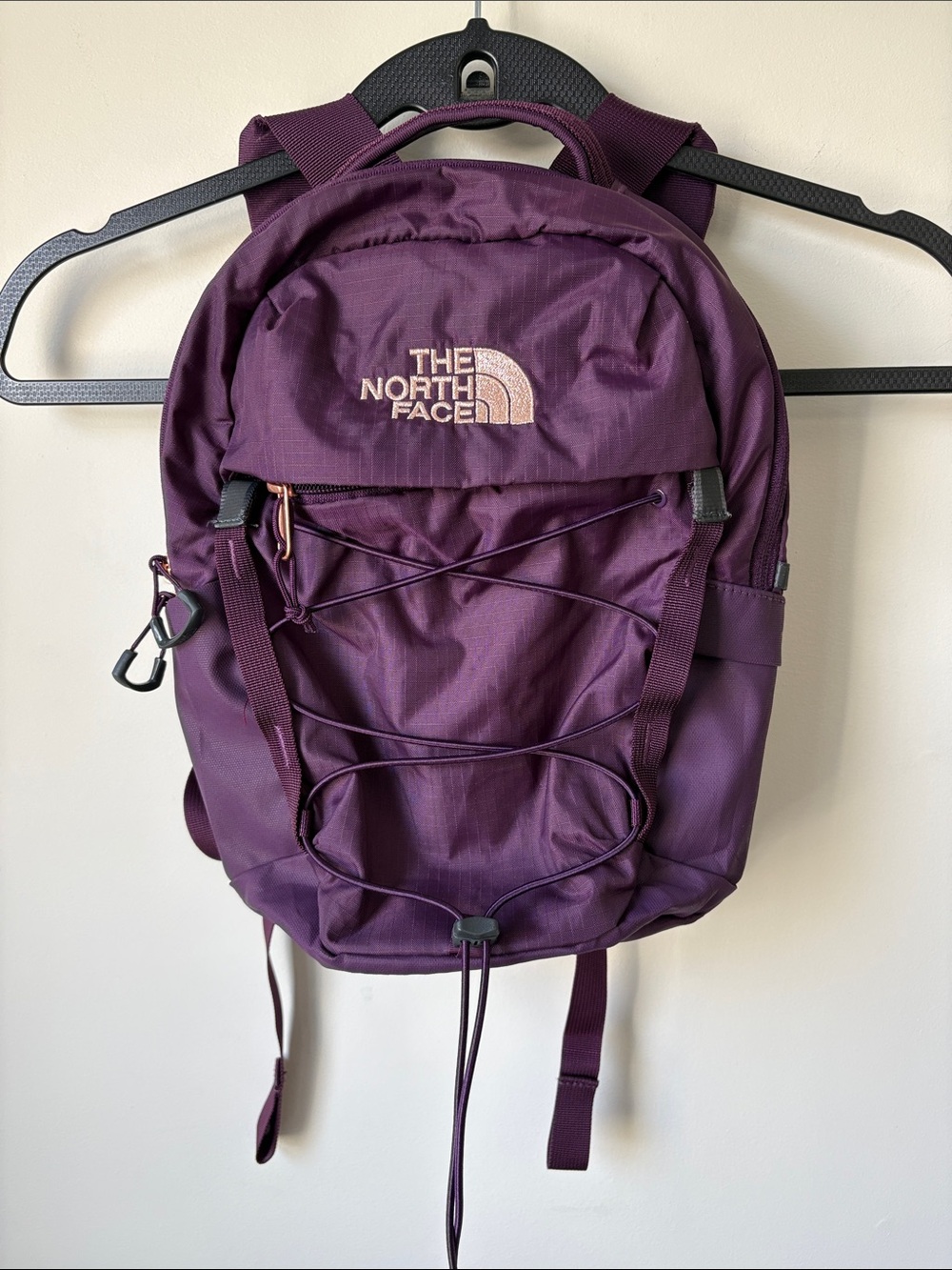 The North Face Purple Borealis Mini with Rose Gold Accents